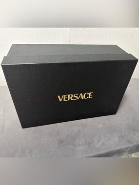 Versace Empty Show Box. W Dust Bags, Card 13.5x9.5”x5.5”
